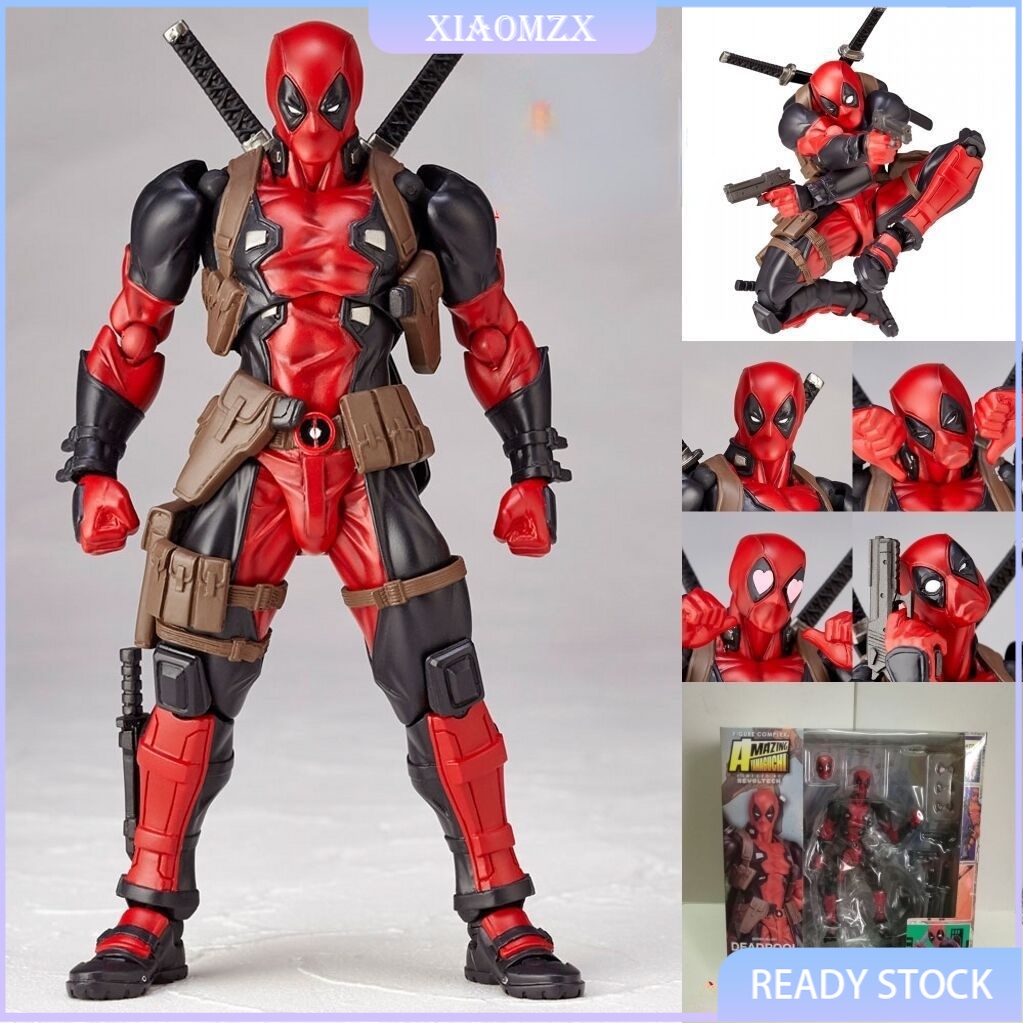 Action Figurines 356 บาท ตุ๊กตาฟิกเกอร์ Deadpool Red Suit Marvel Carnage Legends X-men Amazing Yamaguchi ของเล่นสําหรับเด็ก Hobbies & Collections