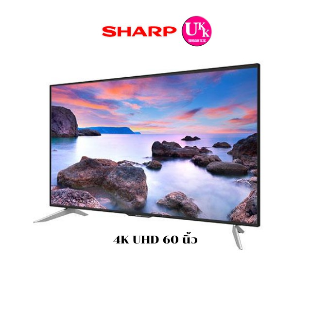 SHARP TV รุ่น LC-60UA6500X ขนาด 60 นิ้ว 4K SMART TV 60UA6500X 60UA6500