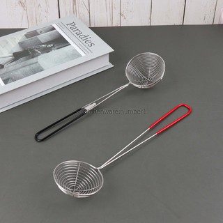 KITCHENWARE_NUMBER1 [พร้อมส่ง] กระบวยลวกสุกี้ สแตนเลส