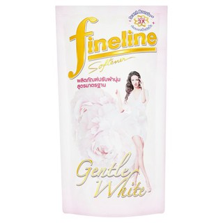 ผลิตภัณฑ์ปรับผ้านุ่ม Fineline(ไฟน์ไลน์) เจนเทิล ไวท์ชนิดเติมขนาด 580 มล. ของแท้ 100%