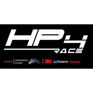 โลโก้ HP4 RACING สติ๊กเกอร์ติดแต่งรถทุกรุ่น