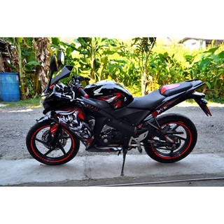 สติ๊กเกอร์แต่งลายรถ Honda Cbr 150 โมเดลเก่า ตัวก่อนโมเดลใหม่ ลาย คาบูกิ