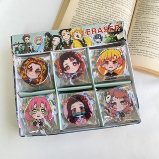 ยางลบแบบก้อน แพคละ 1 ก้อน ลายดาบพิฆาตอสูร Kimetsu no Yaiba ยางลบก้อน eraser