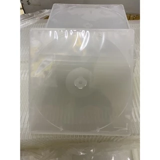BOX CD PP 1 SLIM สีขาวใสใส่ปกได้(1แพ็คมี10ใบตกไม่แตก)