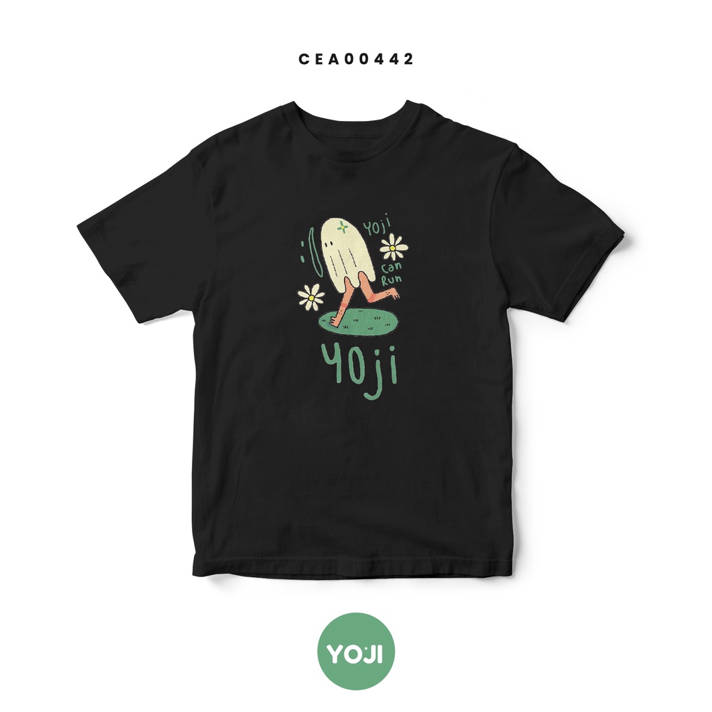 เสื้อยืด พิมพ์ลาย YOJI สีดำ CEA00442 #เสื้อ #เสื้อยืด #YOJI #SHOPTER