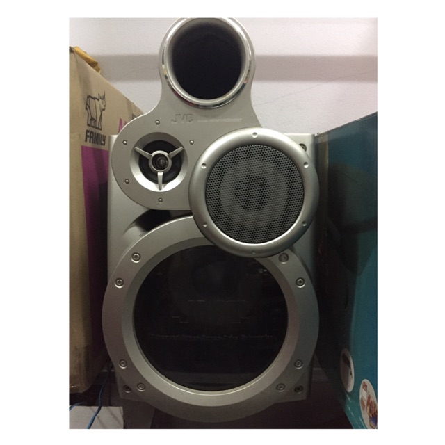 ลำโพงขยายเสียง ของJVC ของแท้💯%. สีบรอนด์ทอง