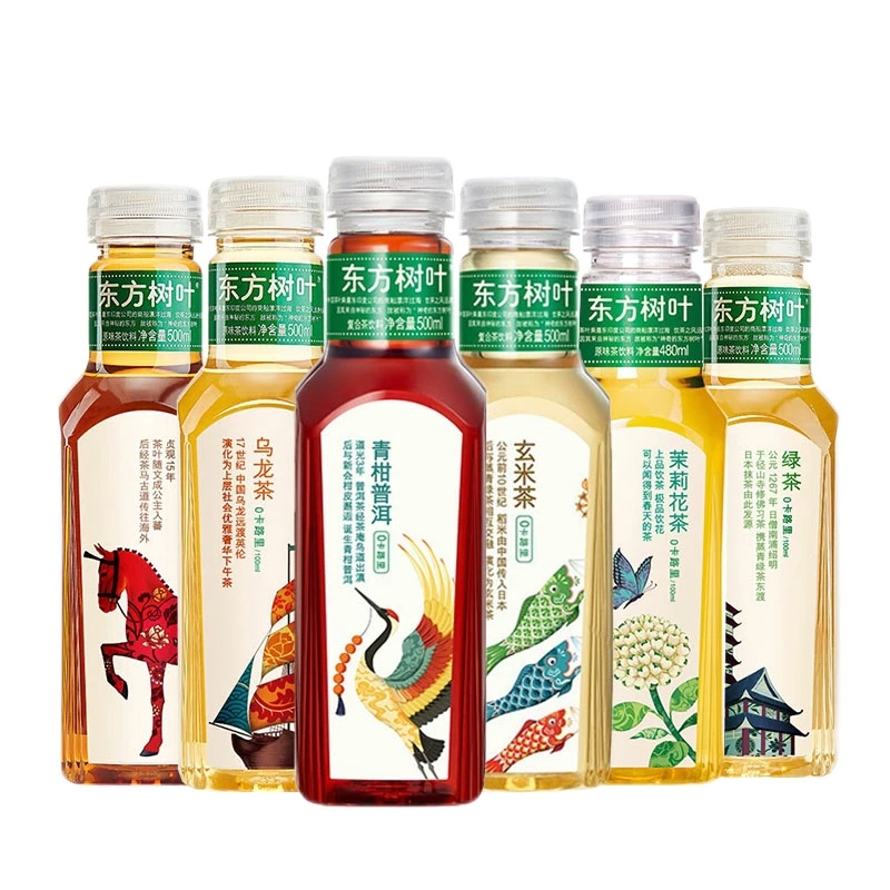 เครื่องดื่มชา ตราหนงฟูสปริงปริมาณ 500ml 东方树叶 无糖茶饮