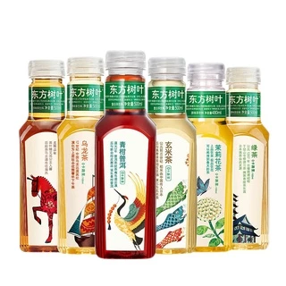 เครื่องดื่มชา ตราหนงฟูสปริงปริมาณ 500ml 东方树叶 无糖茶饮