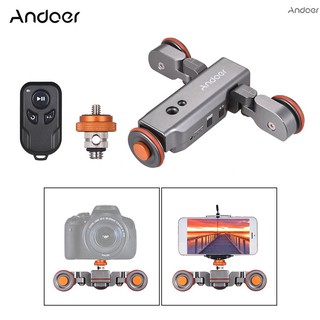 ( ) Andoer L4 Pro กล้องวิดีโอแบบไร้สายพร้อมรีโมทคอนโทรล / 1800 Mah 3 Speed สําหรับกล้อง Dslr Camera Ios Android