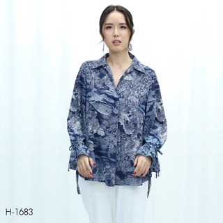 MIKIKO Shirt MI-H1683 ชีราเม้นท์ แขนยาว IGPU22-2