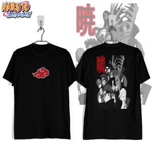 Naruto Shippuuden x Anisthetics - Akatsuki Anime Shirt bh เสื้อยืด