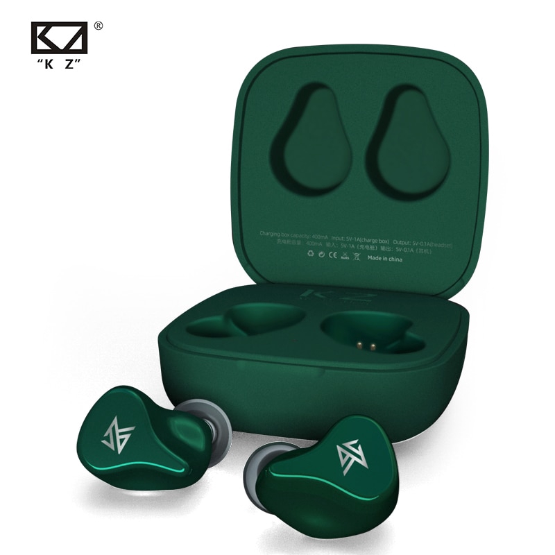 KZ Z1 TWS True Wireless Bluetooth v5.0 Earphones Dual magnetic Dynamic Game Earbuds Noise Cancelling Sport Headset KZ S1 T1 E10