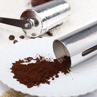 🧊 ICE COFFEE เครื่องบดกาแฟ สแตนเลส แบบมือหมุน ปรับความละเอียดได้ ที่บดกาแฟ Coffee Grinder เครื่องบดเมล็ดกาแฟ