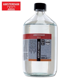 Amsterdam น้ำยาเคลือบสีอะครีลิค AMS. เงา 1000ml. (Acrylic varnish glossy 1000ml.)