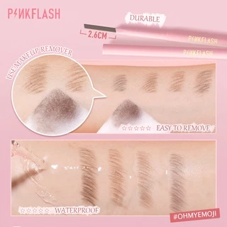 Pinkflash # Ohmyemoji ดินสอเขียนคิ้วอัตโนมัติกันน้ําติดทนนาน 8H