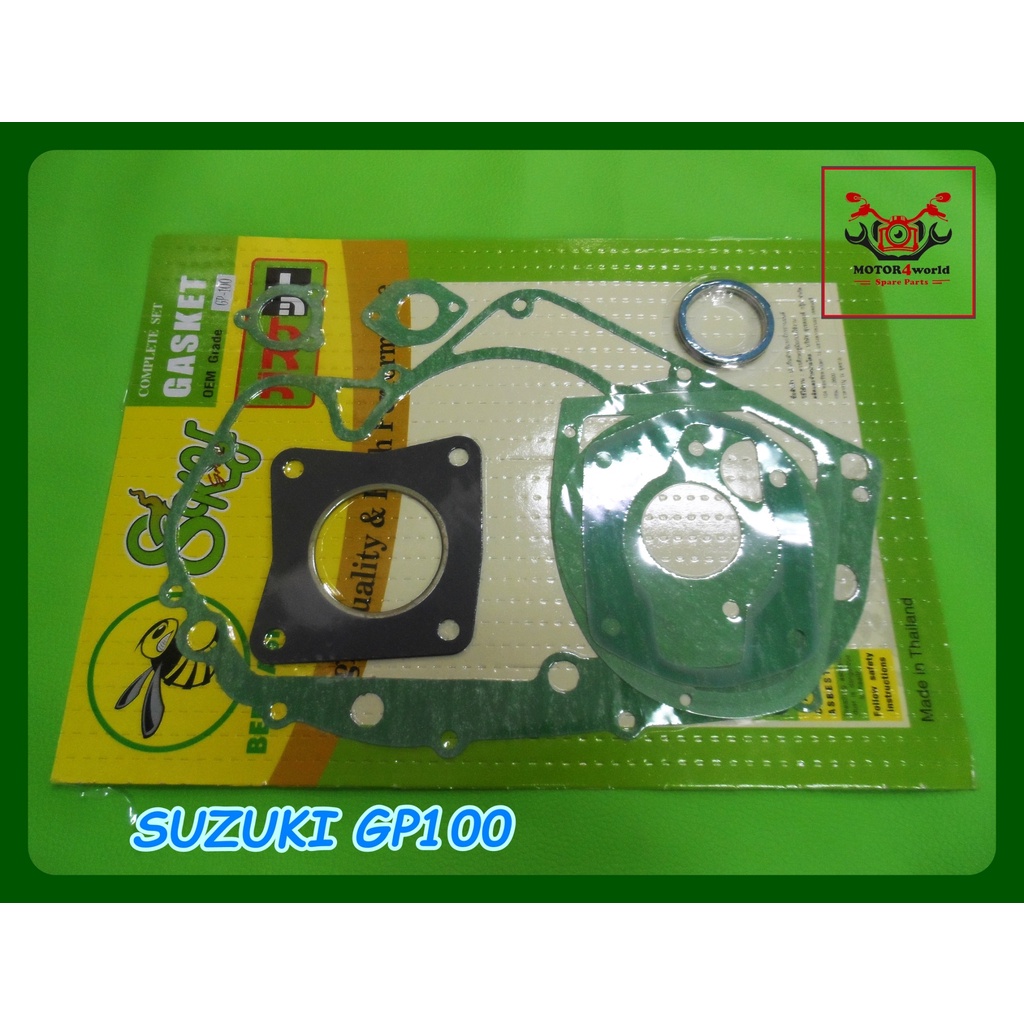 SUZUKI GP100 - ENGINE GASKET COMPLETE SET // ปะเก็นเครื่อง ชุดใหญ่ ครบชุด