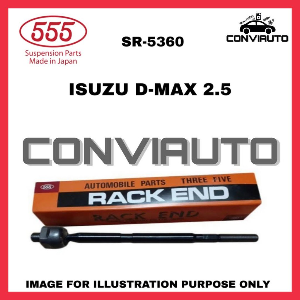ISUZU D-MAX 2.5 ~ RACK END BRAND 555 (SR-5360)