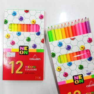 ดินสอสี COLLEEN รุ่น NEON 12สี