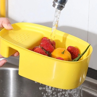 Saddle-style Kitchen Sink Strainer / Multifunctional Sink Food Residue Filter Basket/Simple Sink Storage Drain Rack Fruit Basket