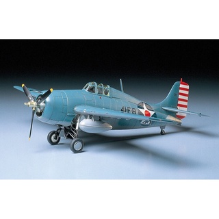 [ชุดโมเดลสเกลประกอบเอง] TAMIYA 61034 1/48 GRUMMAN F4F-4 WILDCAT โมเดลทามิย่าแท้ model