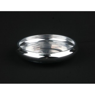 OrientalFineArt  โหลแก้ว ชามแก้วสีเงินทรงตื้น(FV-2207-2D Silver)