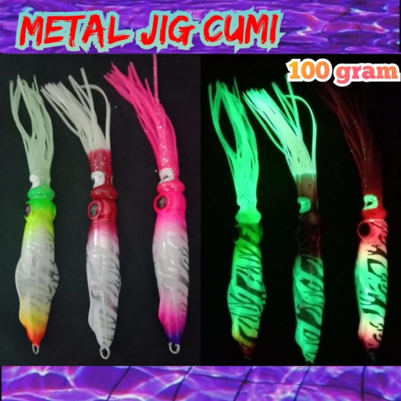 Metal Jig Squid Jig Gram Bait Jigging Casting Jdeb Shopee Thailand