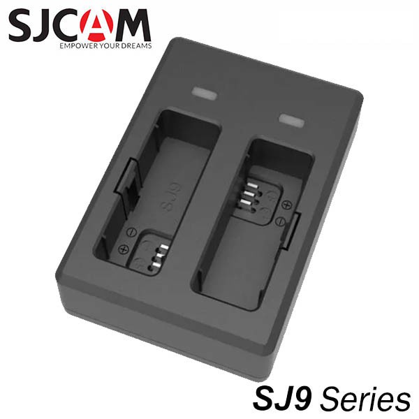 SJcam SJ9 Series & SJ4000x Battery Dual Charger ที่ชาร์ต แบตเตอรี่ แบตสำรอง กล้องแอคชั่น กล้องติดหมว
