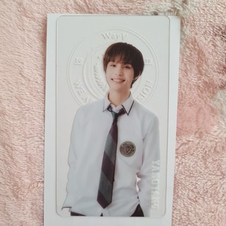 [พร้อมส่ง] โฟโต้การ์ดใส ที่คั่นหนังสือ หยางหยาง Yangyang WayV Back to School Kit 2021 Clear Bookmark Photocard