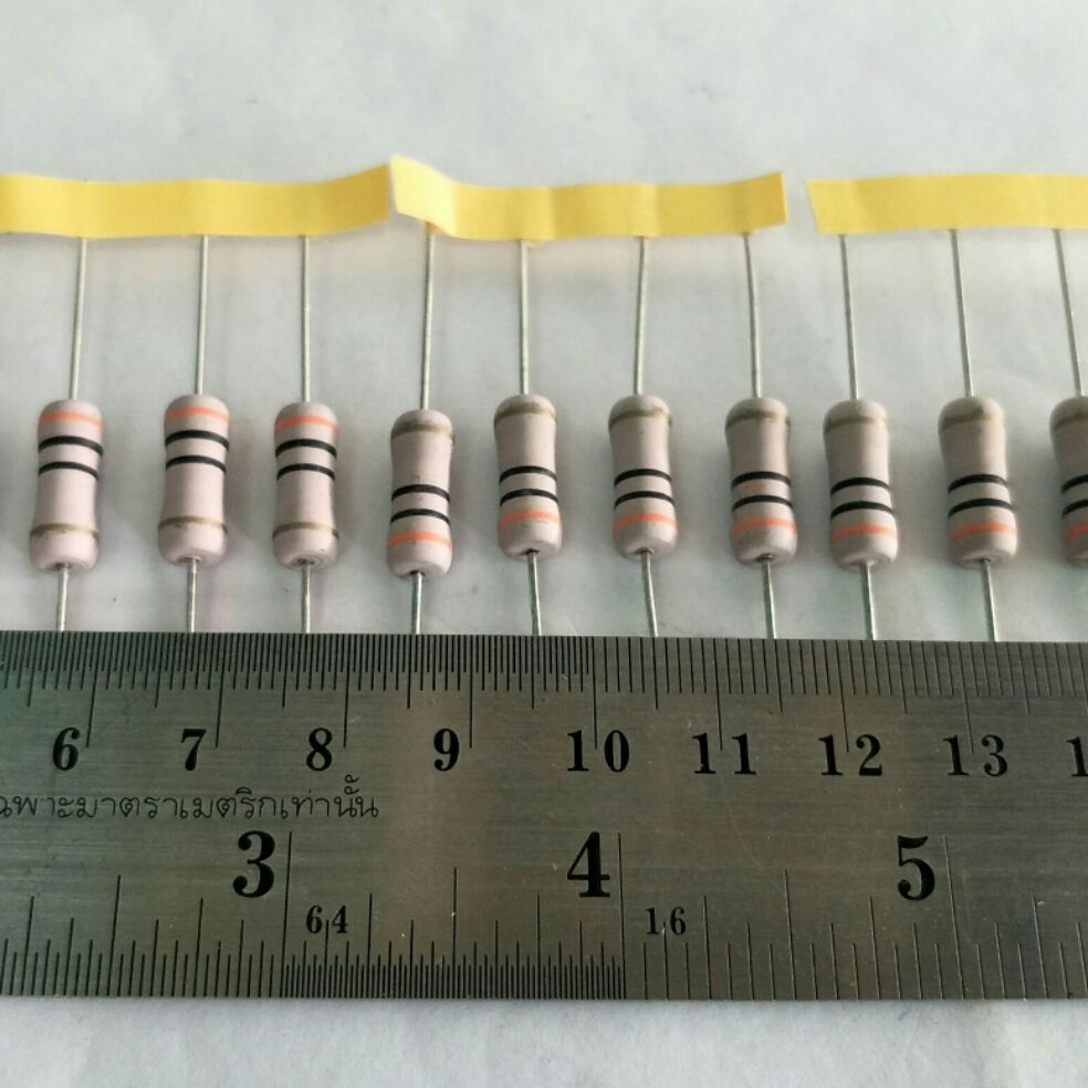 รีซิสเตอร์ R5W 30 ohm ทนความร้อน ของเก่าเก็บญี่ปุ่น Resistor 5w30โอม(แพค20ตัว)