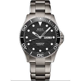 (ประกันศูนย์ไทย 2 ปี) MIDO AUTOMATIC OCEAN STAR 200C รุ่น M042.430.44.051.00 (TITANIUM)