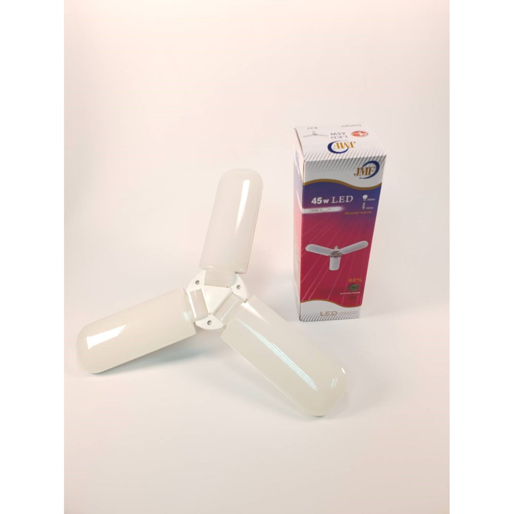 JMF หลอดไฟ LED 45W ทรงใบพัด 3 ใบพัด พับได้
