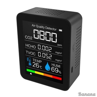 [bananabrand] เครื่องวัดความชื้น CO2 แบบพกพา ใช้งานง่าย อเนกประสงค์ 3 in 1