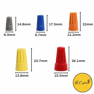 ‼️ถูกสุด‼️[50 ชิ้น ]วายนัท ไวร์นัท จับสายไฟ Wire Nut (แบ่งขาย) P1/P2/P3/P4/P6 งานไฟฟ้าลบ