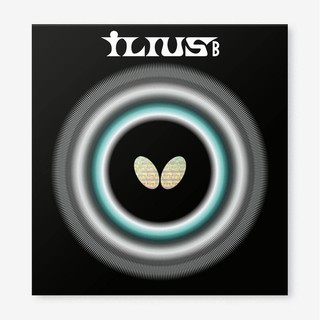 ยางปิงปองเม็ดยาวยี่ห้อ BUTTERFLY รุ่น ILIUS B มีฟองน้ำ