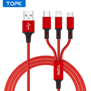 TOPK AN20 สายชาร์จ ชนิด USB สำหรับ xiaomi iphone 11