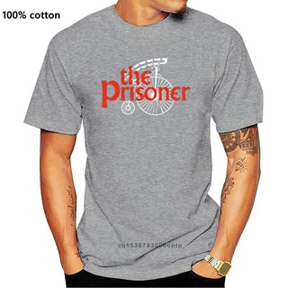 ผ้าฝ้ายคอกลมเสื้อยืด พิมพ์ลาย The Prisoner - s Retro Tv Programme ทรงหลวม สไตล์คลาสสิก ไม่ซ้ําใคร สําหรับผู้ชาย 462447fr