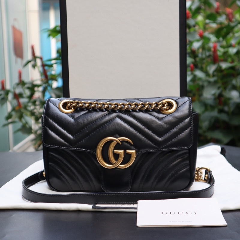 #HB8979 👜: Used Gucci marmont 22 ปี 2019