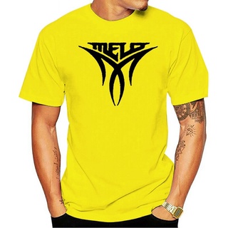T-shirt  ใหม่ เสื้อยืดลําลอง ผ้าฝ้าย 100% แขนสั้น คอกลม พิมพ์ลายโลโก้ Carmelo Anthony Melo สีขาว คุณภาพสูง แฟชั่นสําหรับ