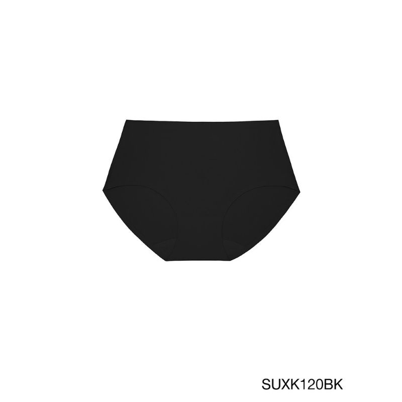 Sabina กางเกงชั้นในไร้ขอบ (ทรงHalf) รุ่น Soft Collection Seamless รหัส SUXK120BK