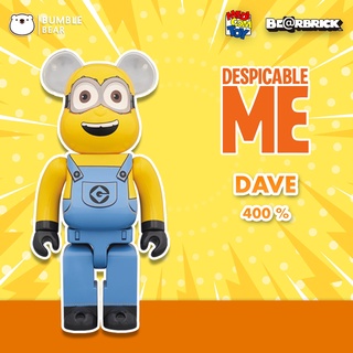 [‼️ของแท้, พร้อมส่ง‼️] 400% Bearbrick Minion (Dave)