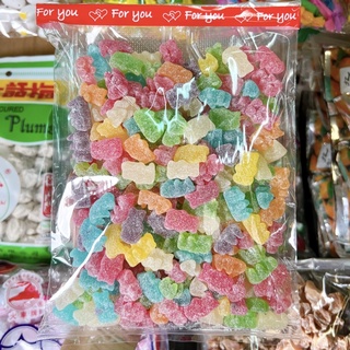 กัมมี่เยลลี่ แบร์ ผลไม้รวม นน. 500 g. อมเปรี้ยวนิดๆ หอม อร่อย เคี้ยวหนึบ นุ่ม