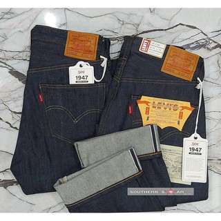 กางเกงยีนส์ริมแดง LEVIS Big E 501xx 1947 ของแท้ MADE IN TURKEY กระดุม เป็กหลัง ป้ายหนัง ขากระบอก