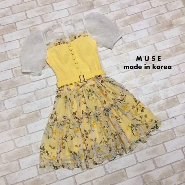 🍯NEW FASHION CELEB DRESS🍯YELLOW🍯