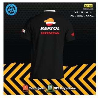 เสื้อยืด พิมพ์ลาย Marquez 93 Repsol Honda คุณภาพดี