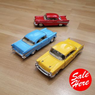 รถโมเดล DIE CAST [CLASSIC CAR PASTEL-COLOUR) รถคลาสสิค สีพาสเทล  ของเล่นและสะสมรถเหล็กมีลาน รถเหล็กSCALE 1:36