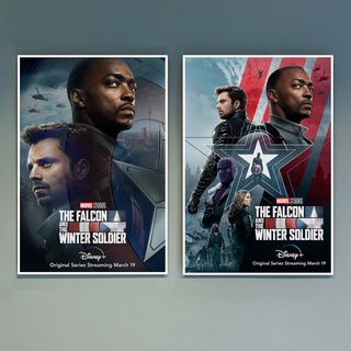 Captain America The Falcon and the Winter Soldier (2021-TV Series) Poster ขนาด 33x48 cm