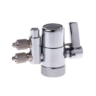 Pcf* ก๊อกน้ํากรองน้ํา Dual Diverter Valve M22 To 1/4" โครเมี่ยมชุบทองเหลือง