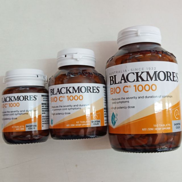 ว ตาม นซ แบล คมอร 1000 ม ลล กร ม 31 62 150 เม ด Blackmores Bio C Vitamin C 269