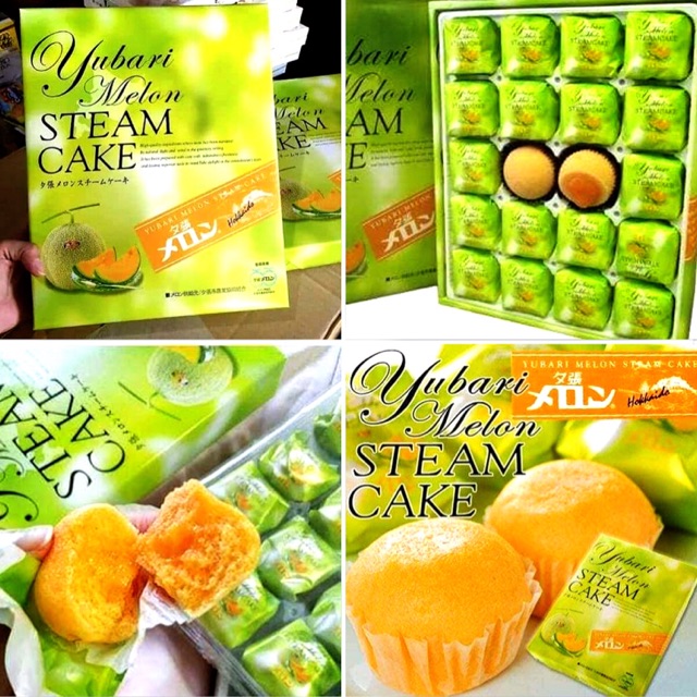 🌸Yubari Melon Steam Cake เค้กฟองน้ำเมล่อนจากญี่ปุ่น🌸 Shopee Thailand