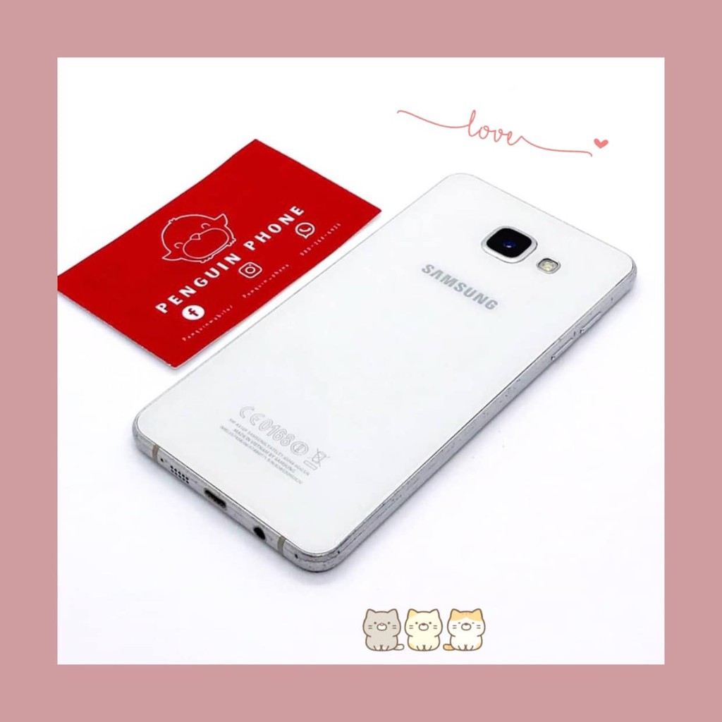 Samsung A5 2016 Ram 2 16GB สี White มือสอง สภาพเครื่อง 97% [ซัมซุงมือสอง Samsungมือสอง โทรศัพท์มือสอ